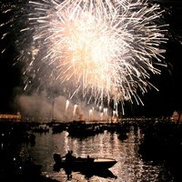 Redentore's fireworks, Venice, Summer 2014