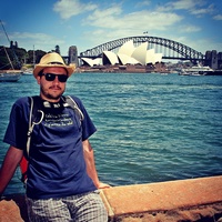 Me, the Sydney Opera House and the Harbour Bridge, Winter 2013-2014